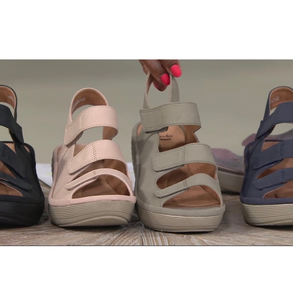 Clark’s Unstoppable Reedly Juno Wedge Sandal